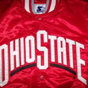 OHIO STATE BUCKEYES STARTER Snap Down Jacket